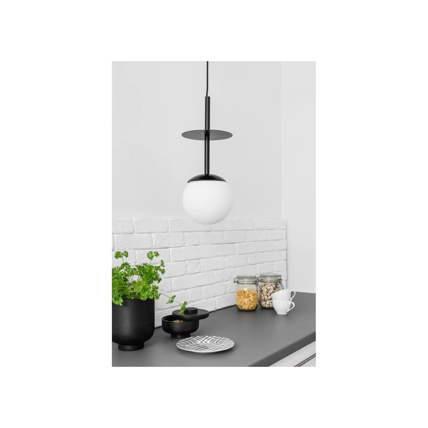 Lampa Wisząca Plaat A Czarny PLA122P0 Ummo