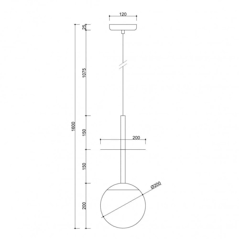 Lampa Wisząca Plaat A Biały PLA111P0 Ummo