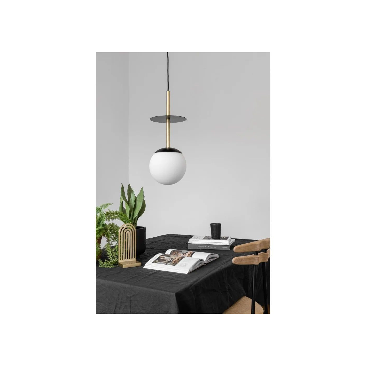 Lampa Wisząca Plaat A Czarno-Złoty PLA132P0 Ummo