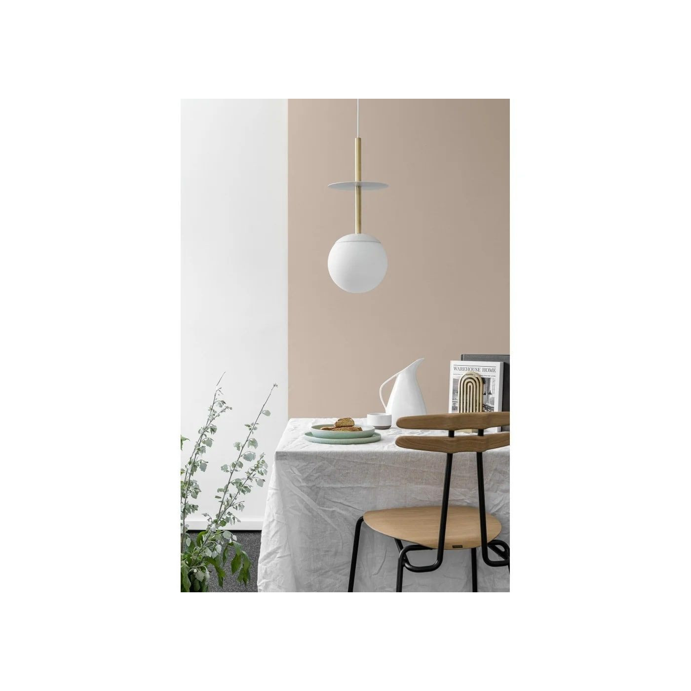Lampa Wisząca Plaat A Złoto-Biały PLA131P0 Ummo