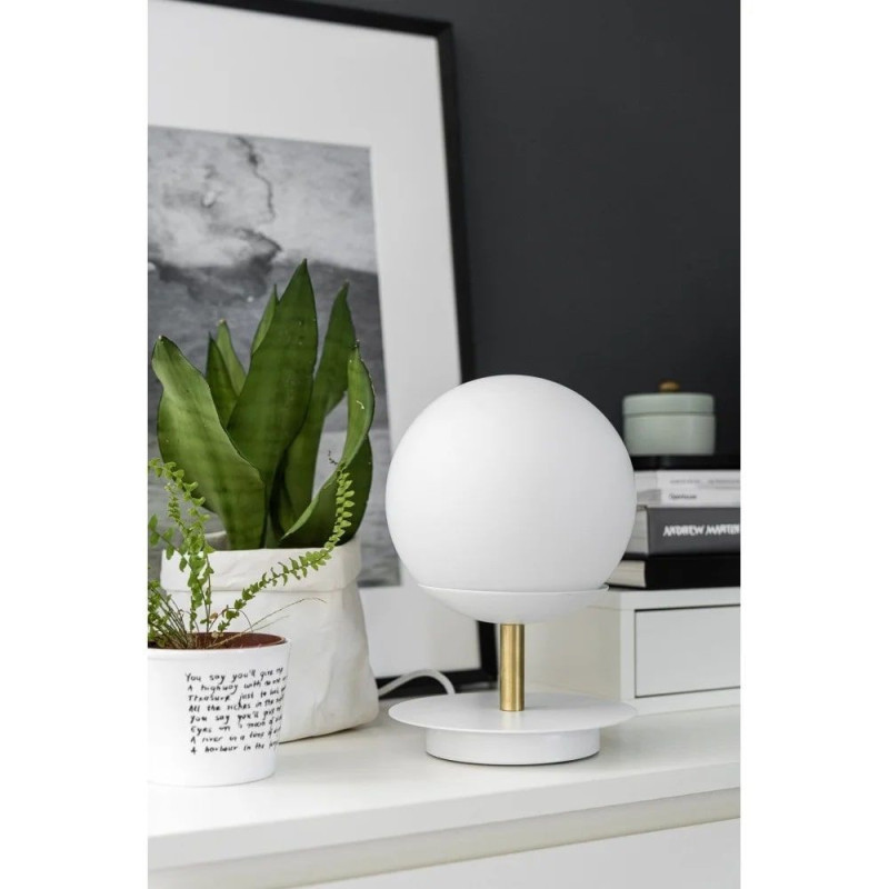 Lampa Stołowa Plaat ST Złoto-Biały PLS131P1 Ummo