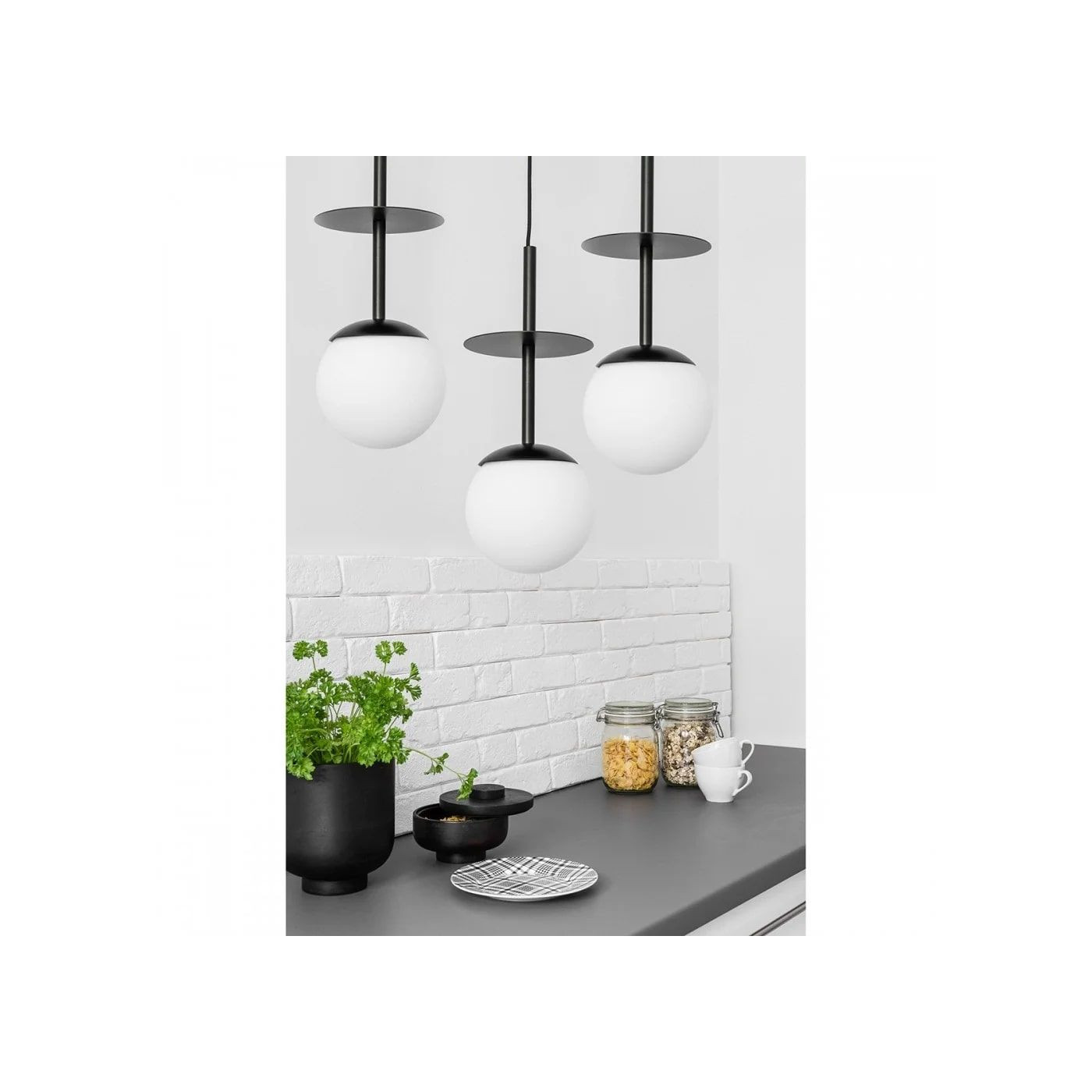 Lampa Wisząca Plaat A Czarny PLL322P0 Ummo