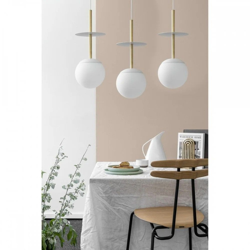 Lampa Wisząca Plaat A Złoto-Biały PLL331P0 Ummo