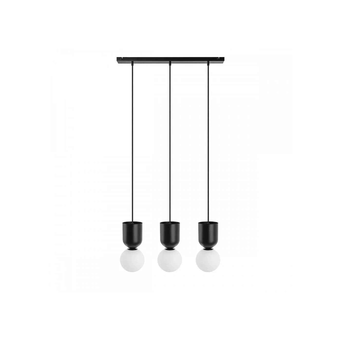 Lampa Wisząca Luoti 3L Czarny LUL322P0 Ummo