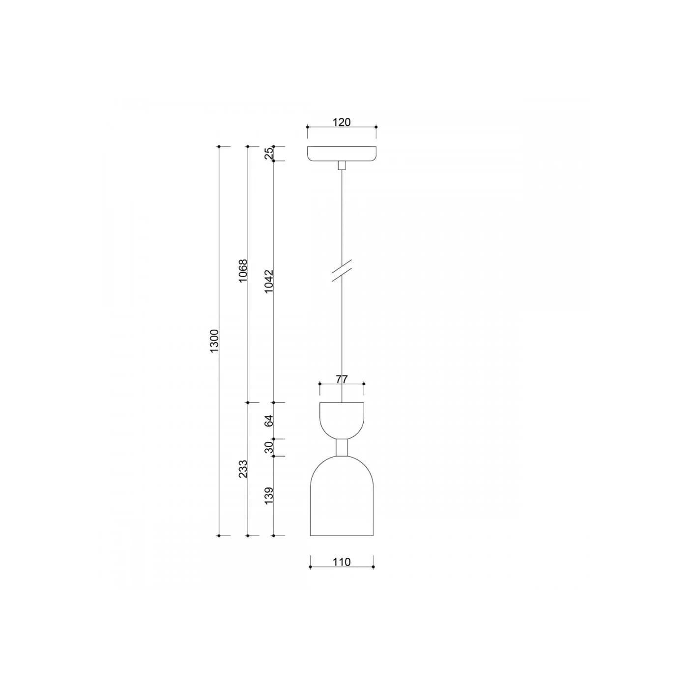 Lampa Wisząca Supuru Niebieski SUA1213P0 Ummo