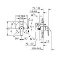 Bateria Wannowa Eurosmart 33305003 Grohe