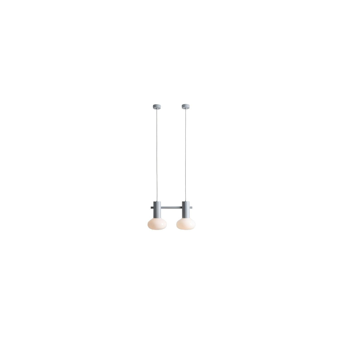Lampa Wisząca Flo 2 Grey S 7000H22_S Aldex