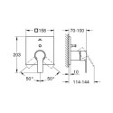 Bateria Wannowa Allure Hard Graphite 19315A01 Grohe