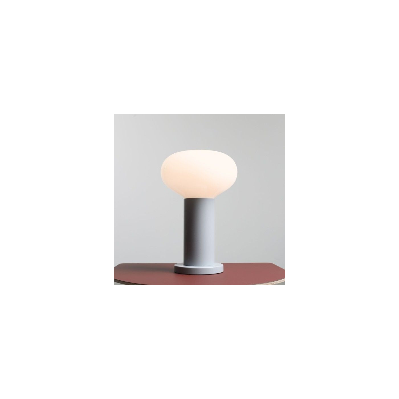 Mała Lampka Stołowa Flo Table Grey S 7000B22_S A