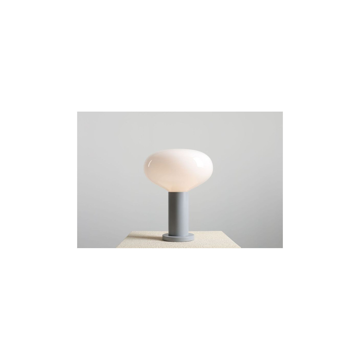 Mała Lampka Stołowa Flo Table Grey M 7000B22_M Aldex
