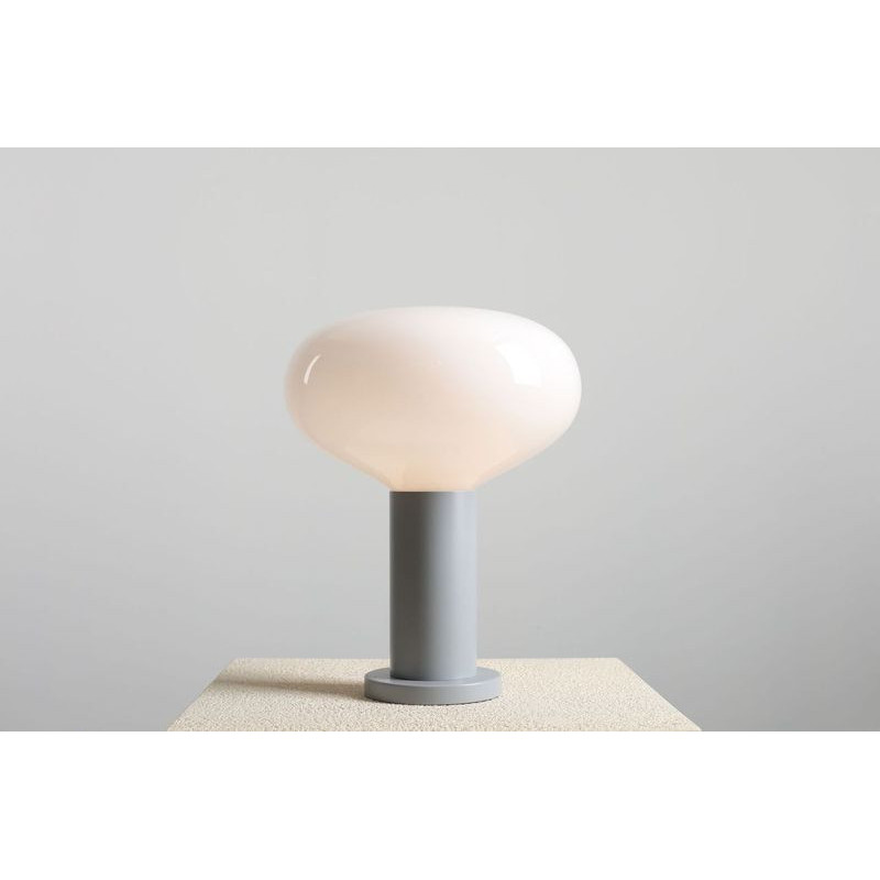 Mała Lampka Stołowa Flo Table Grey M 7000B22_M Aldex
