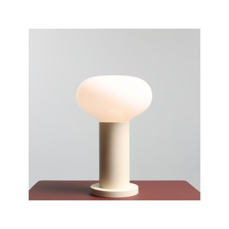 Mała Lampka Stołowa Flo Table Cream S 7000B9_S Aldex