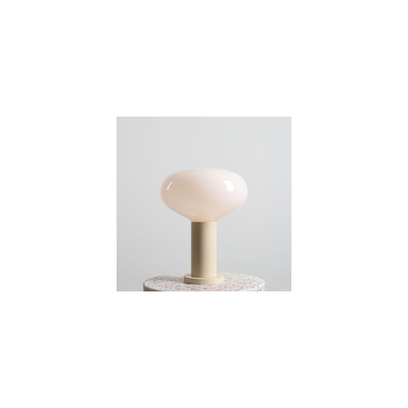 Mała Lampka Stołowa Flo Table Cream M 7000B9_M Aldex