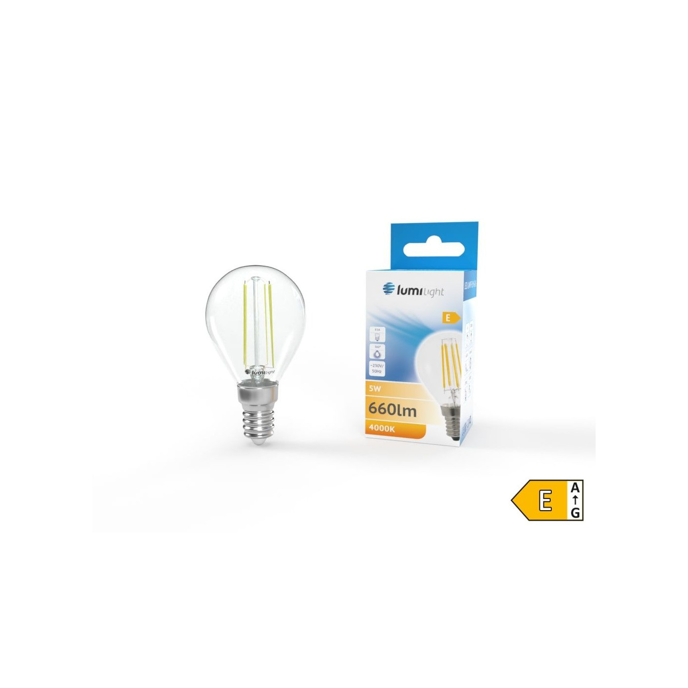 Żarówka LED FLM G45 E14 5W Ciepła LL5788 Lumilight