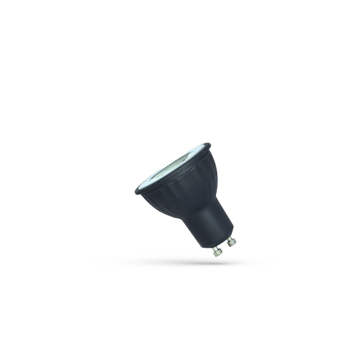Źródło LED GU10 230V 6W z Soczewką Czarna Spectrum