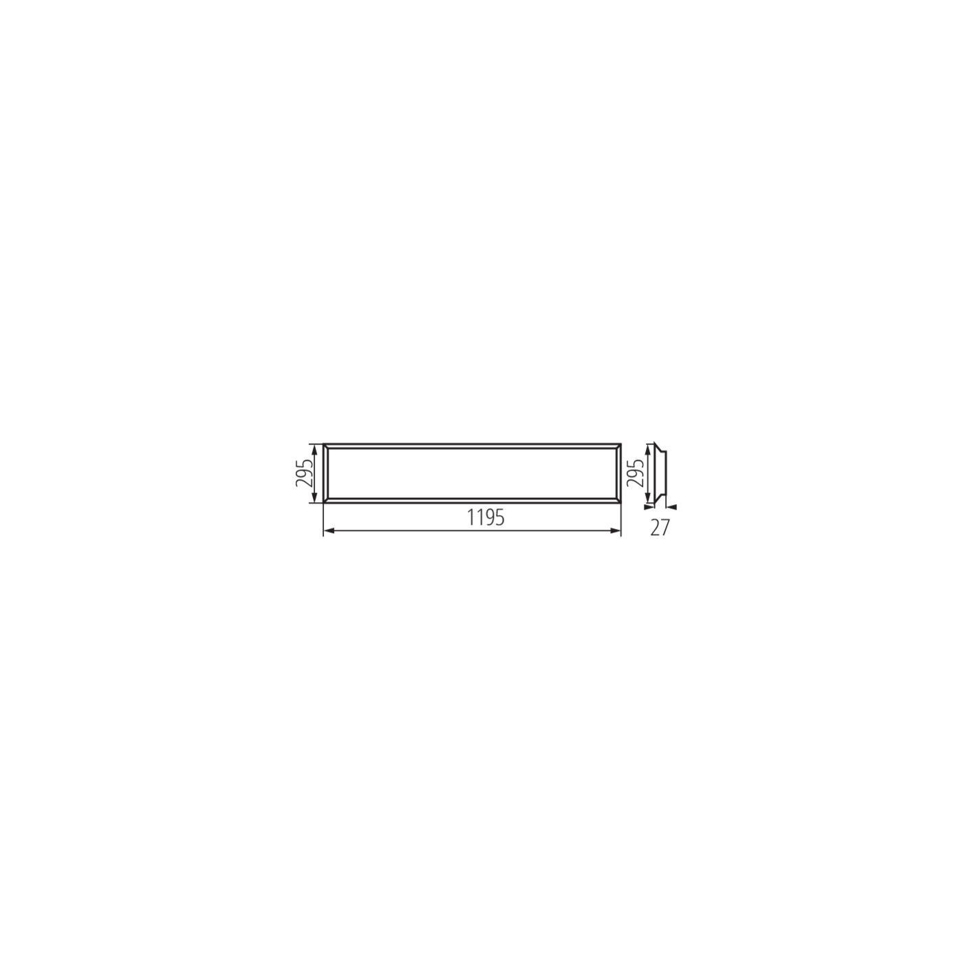 Panel LED Podtynkowy Blingo U34W 4080 120N 37175 Kanlux