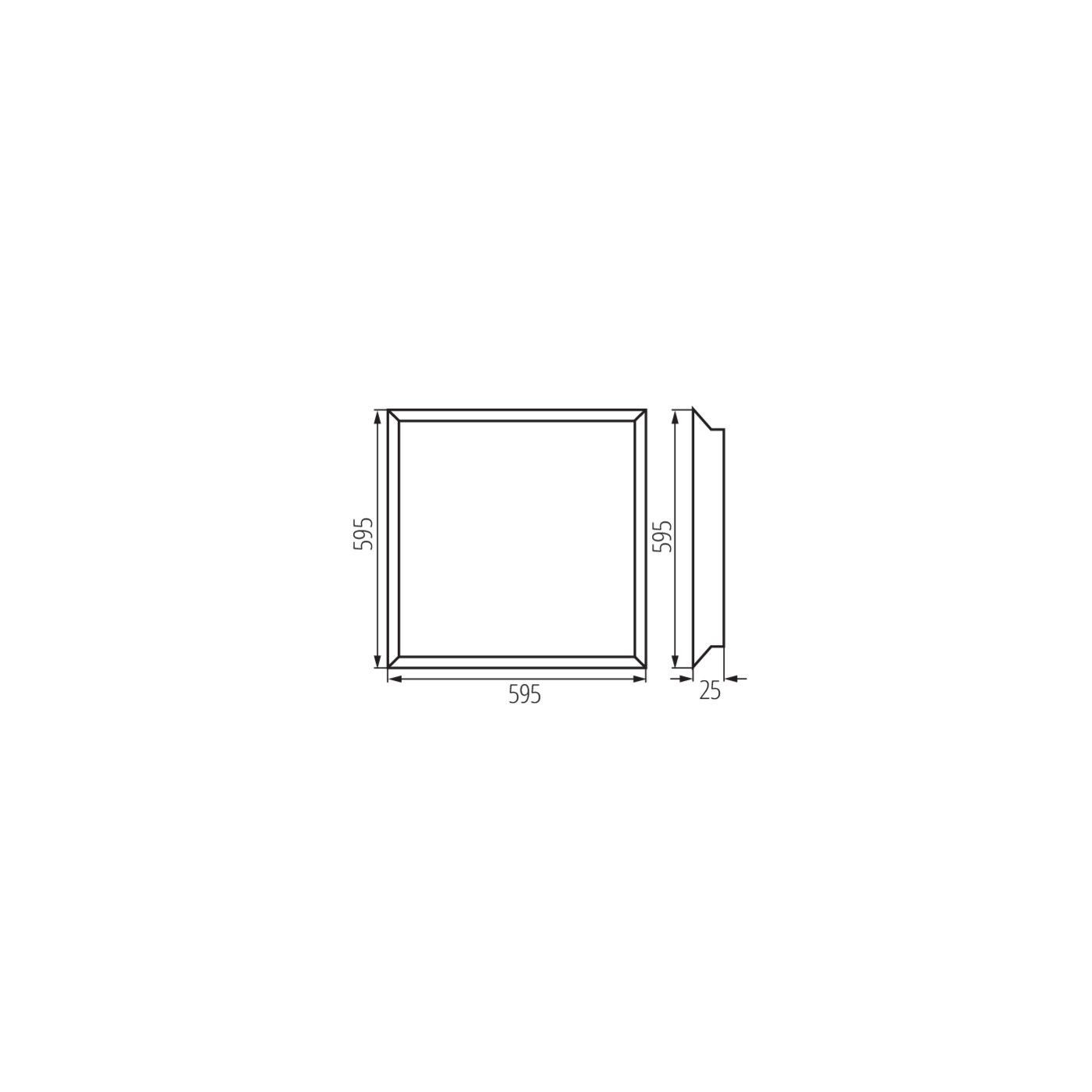 Panel LED Podtynkowy Blingo 34W 408060CW 37172 Kanlux