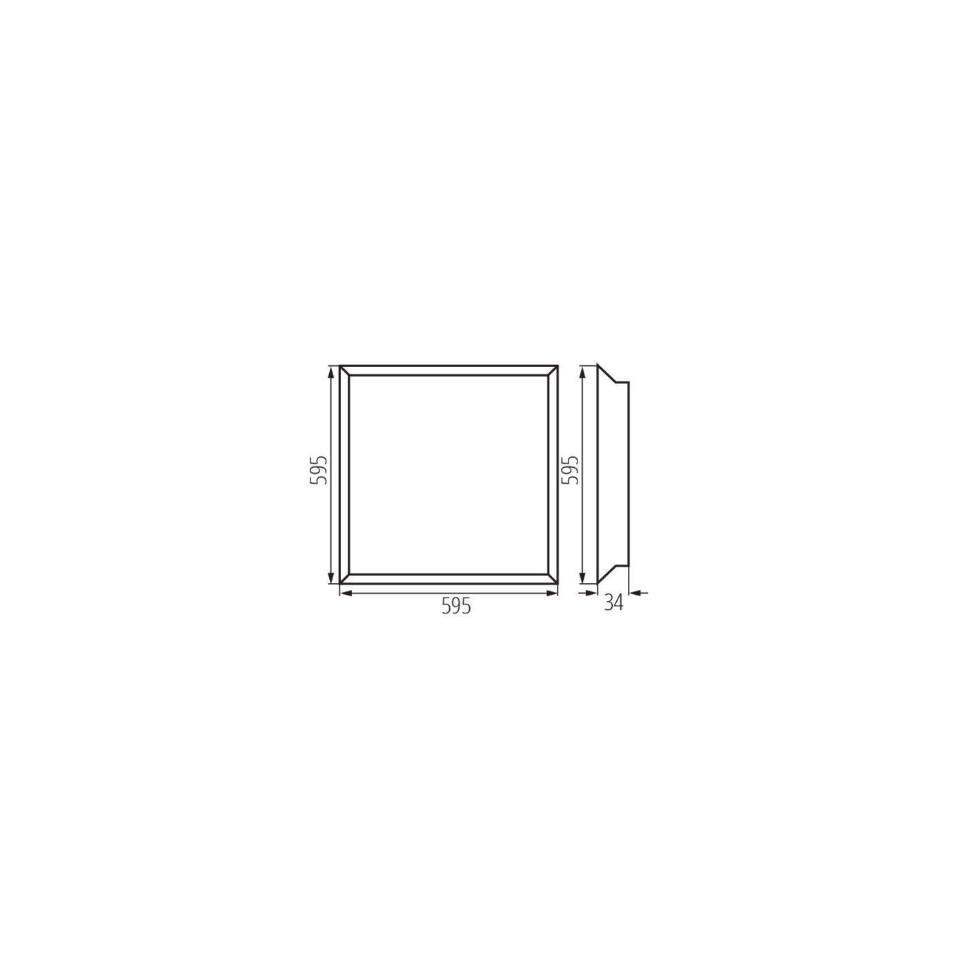 Panel LED Podtynkowy Blingo IPRN38W 6060NW 33174 Kanlux