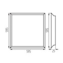 Panel LED Podtynkowy Blingo 38W 456060NW 37176 Kanlux