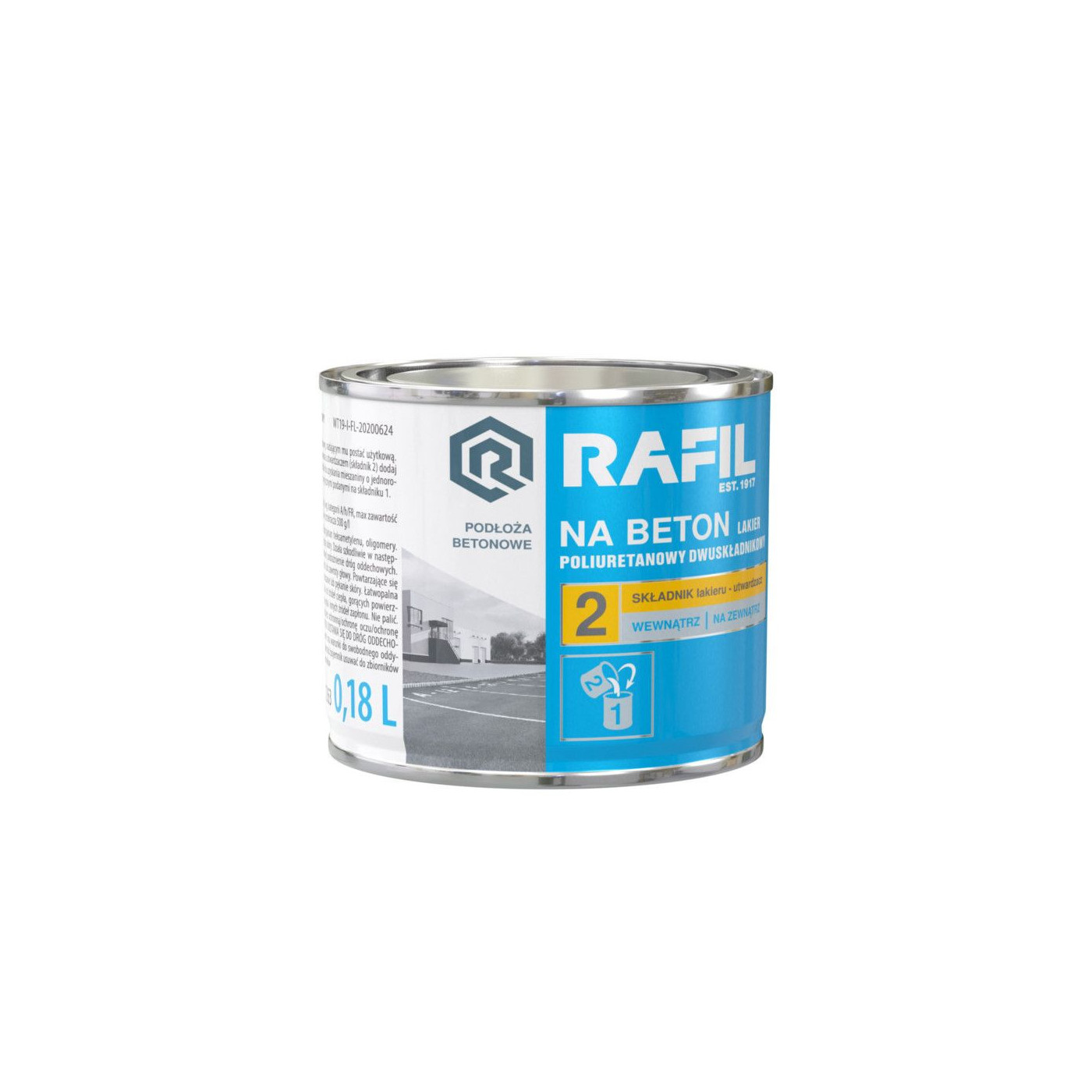 Utwardzacz Do Lakieru Poliuretanowego 0,18L Bezbarwny Rafil