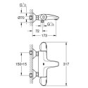Bateria Wannowa Grohtherm Chrom 34816003 Grohe