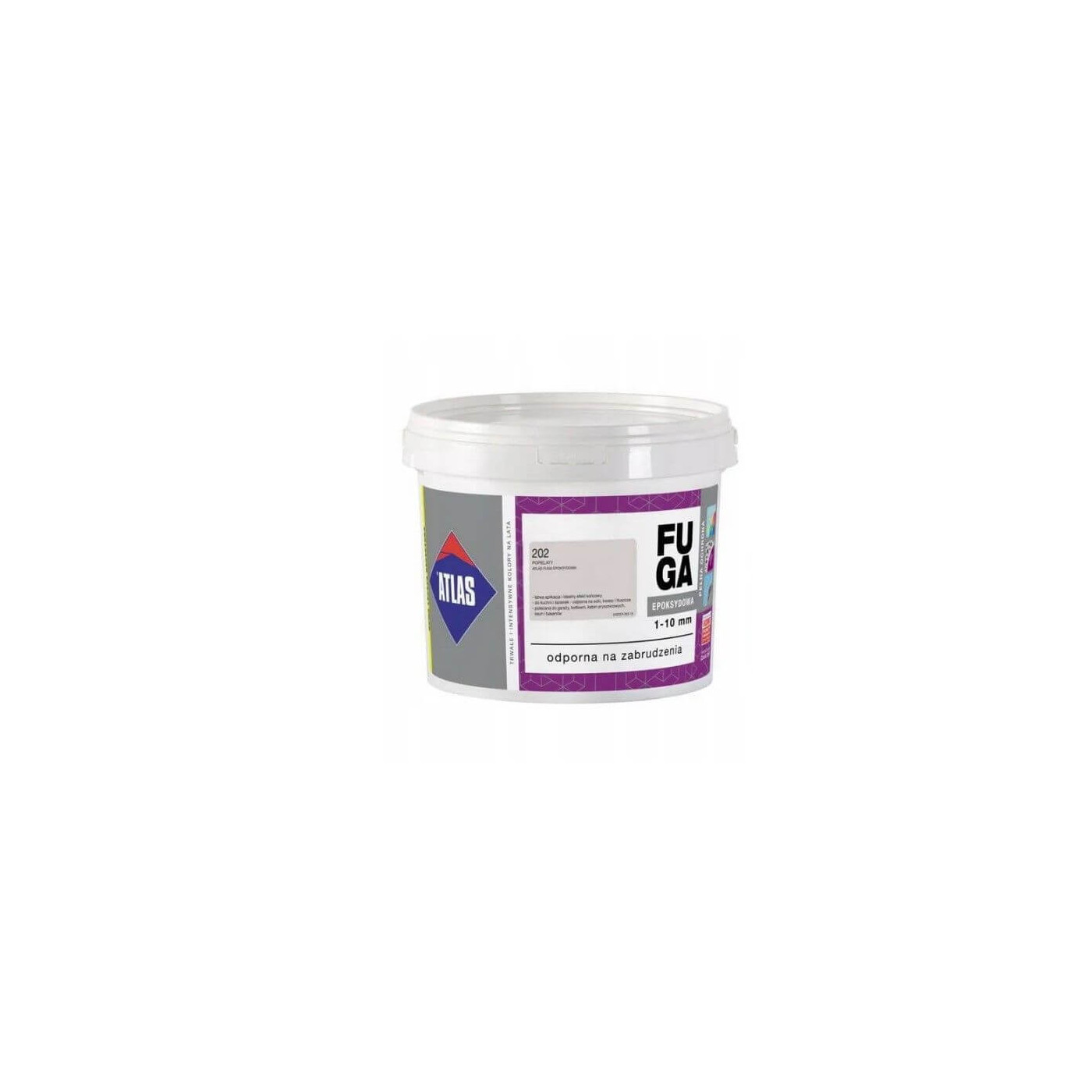 Fuga Epoksydowa Popielata 5 Kg 202 Atlas