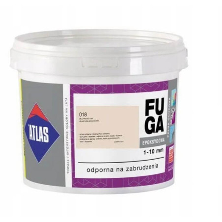 Fuga Epoksydowa 2kg Beż pastelowy 018 Atlas
