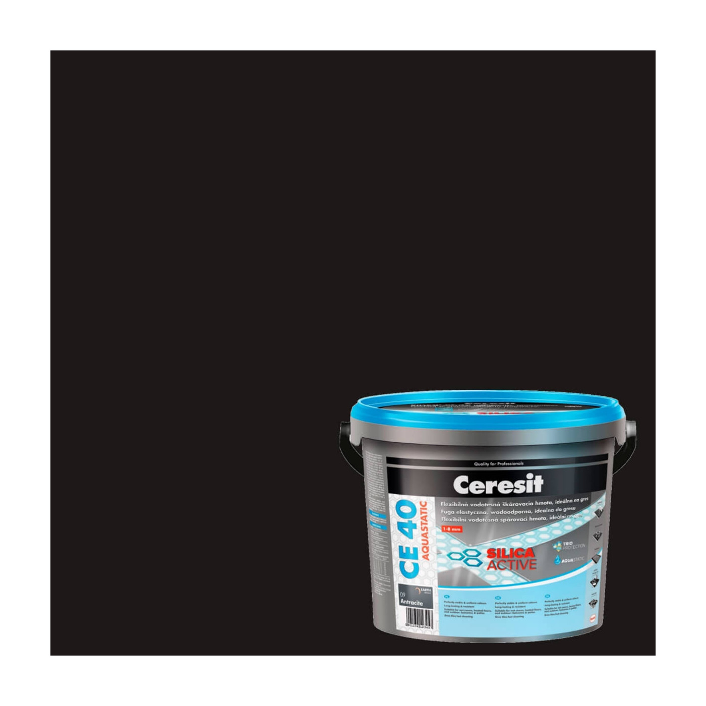 Fuga Elastyczna CE 40 Aquastatic Coal 18 5 kg Ceresit