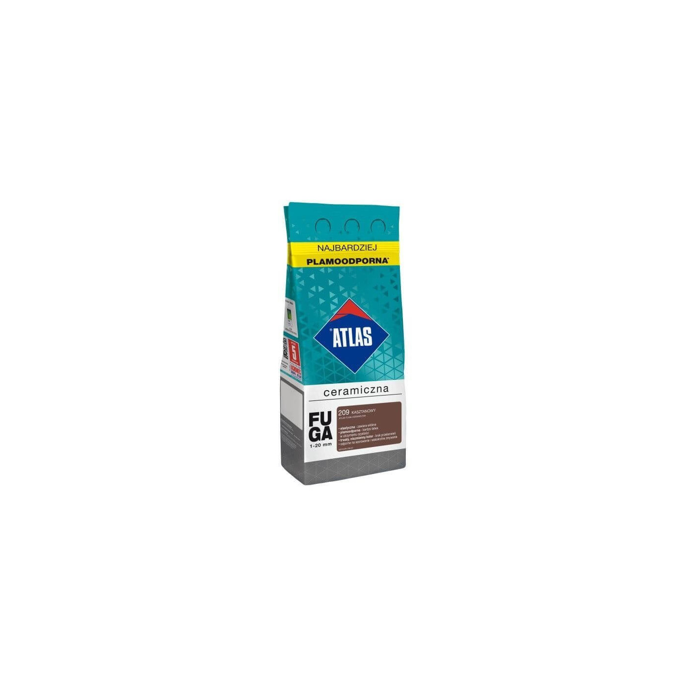 Fuga Ceramiczna 5 Kg 209 Kasztanowy Atlas