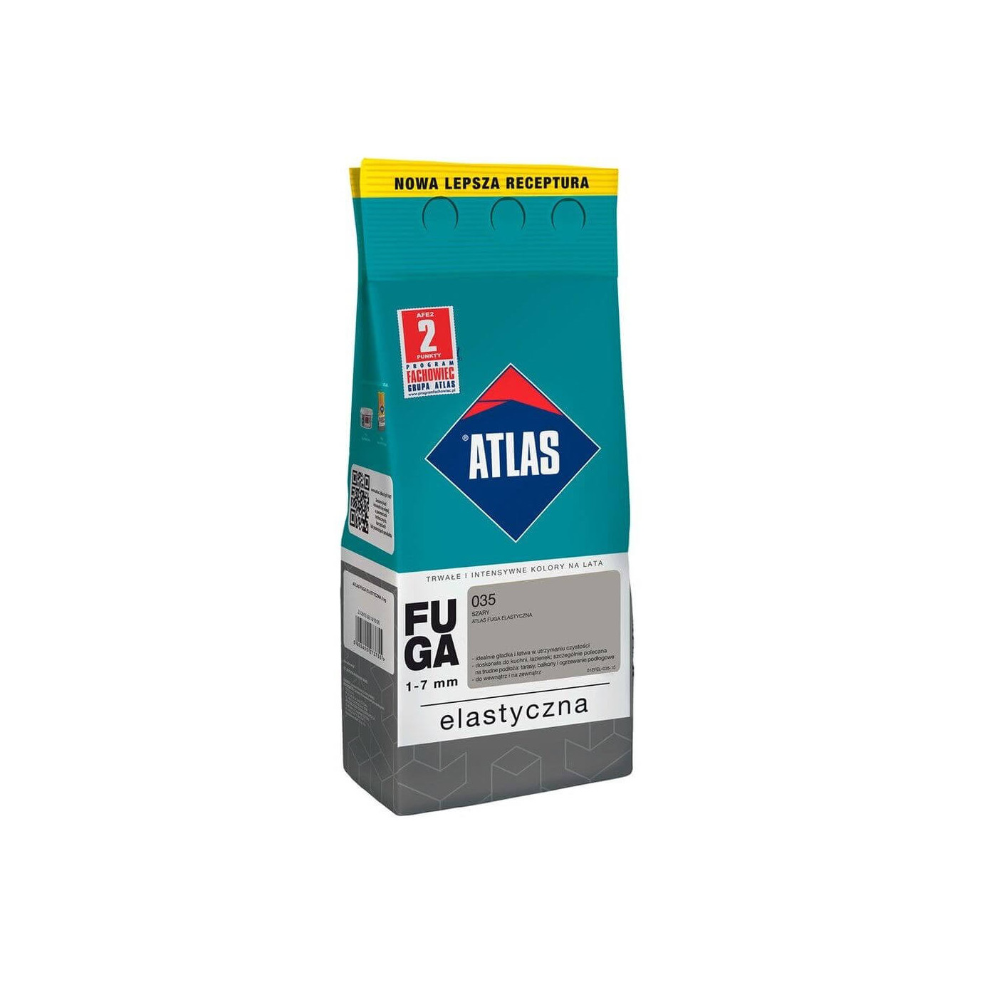 Fuga Elastyczna 2 Kg Szary 035 Atlas