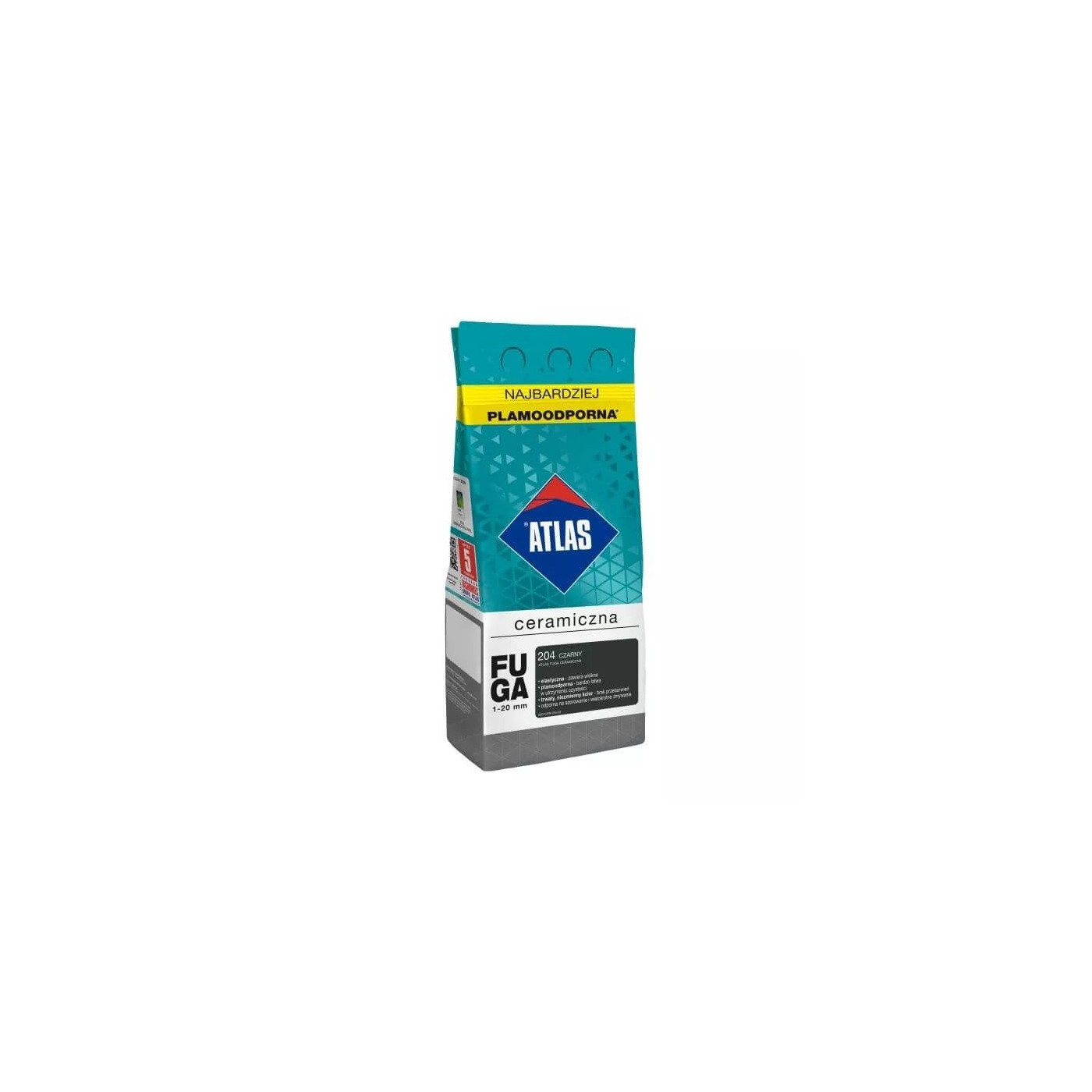 Fuga Ceramiczna 2 Kg 204 Czarny Atlas