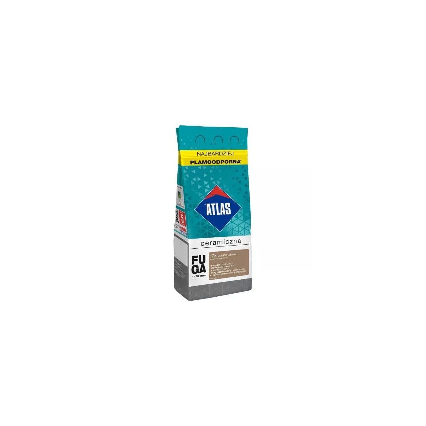 Fuga Ceramiczna 2 Kg 123 Jasnobrązowy Atlas