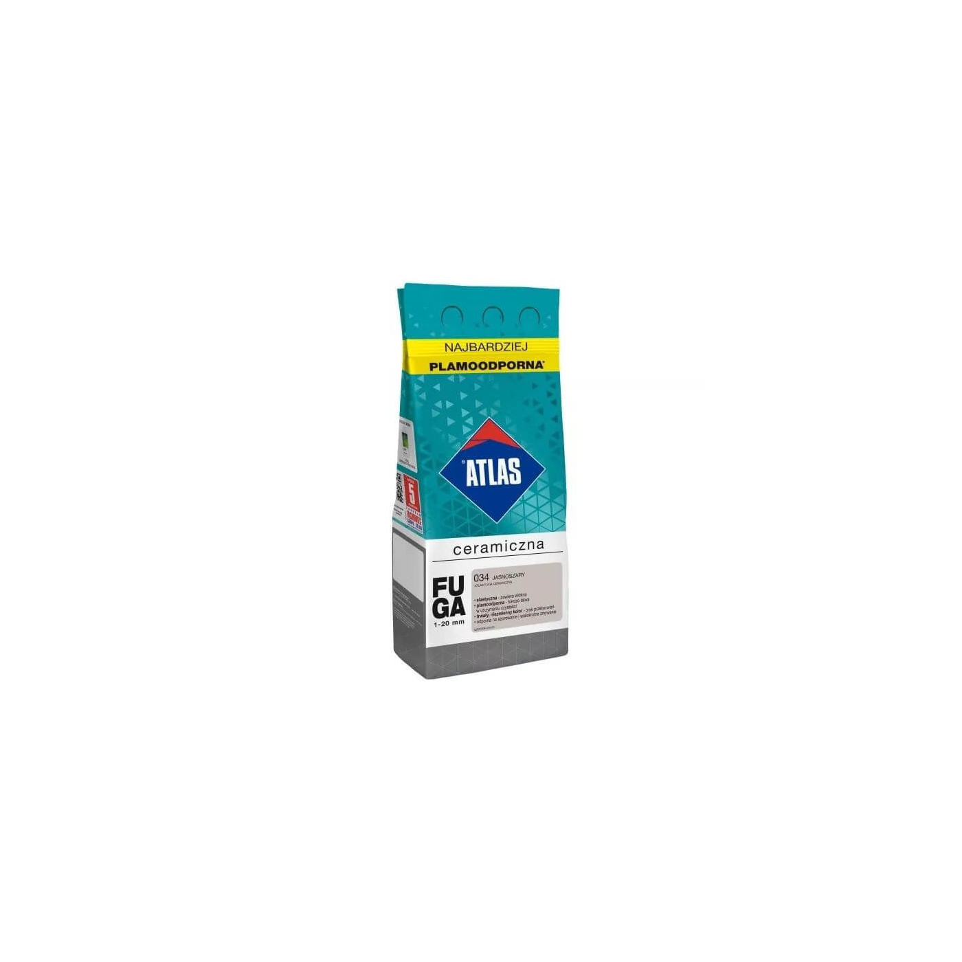 Fuga Ceramiczna 2 Kg 034 Jasnoszary Atlas