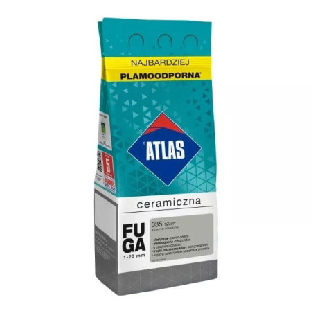 Fuga Ceramiczna 2 Kg 035 Szary Atlas