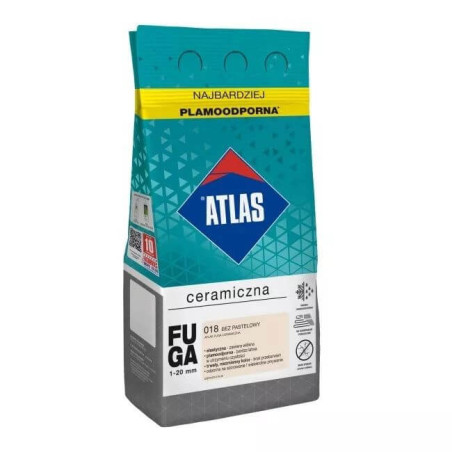 Fuga Ceramiczna 5 Kg 018 Beż Pastelowy Atlas