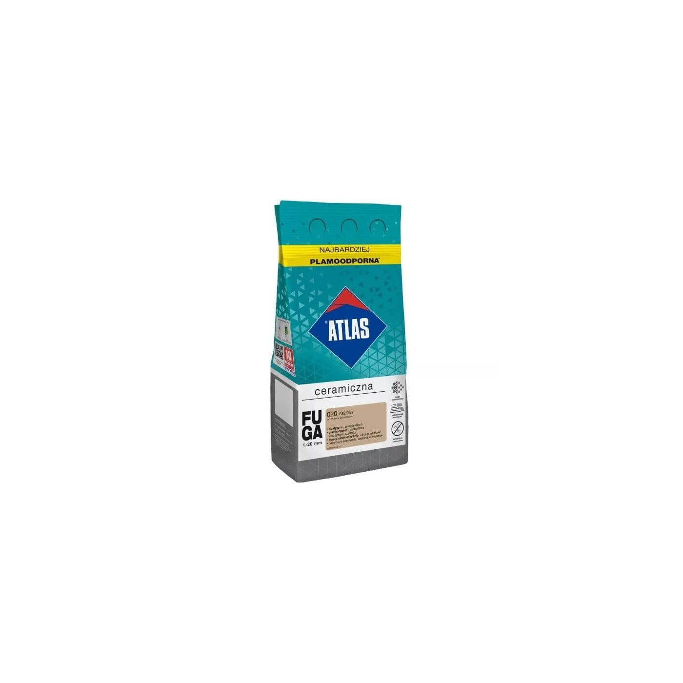 Fuga Ceramiczna 5 Kg 020 Beżowy Atlas