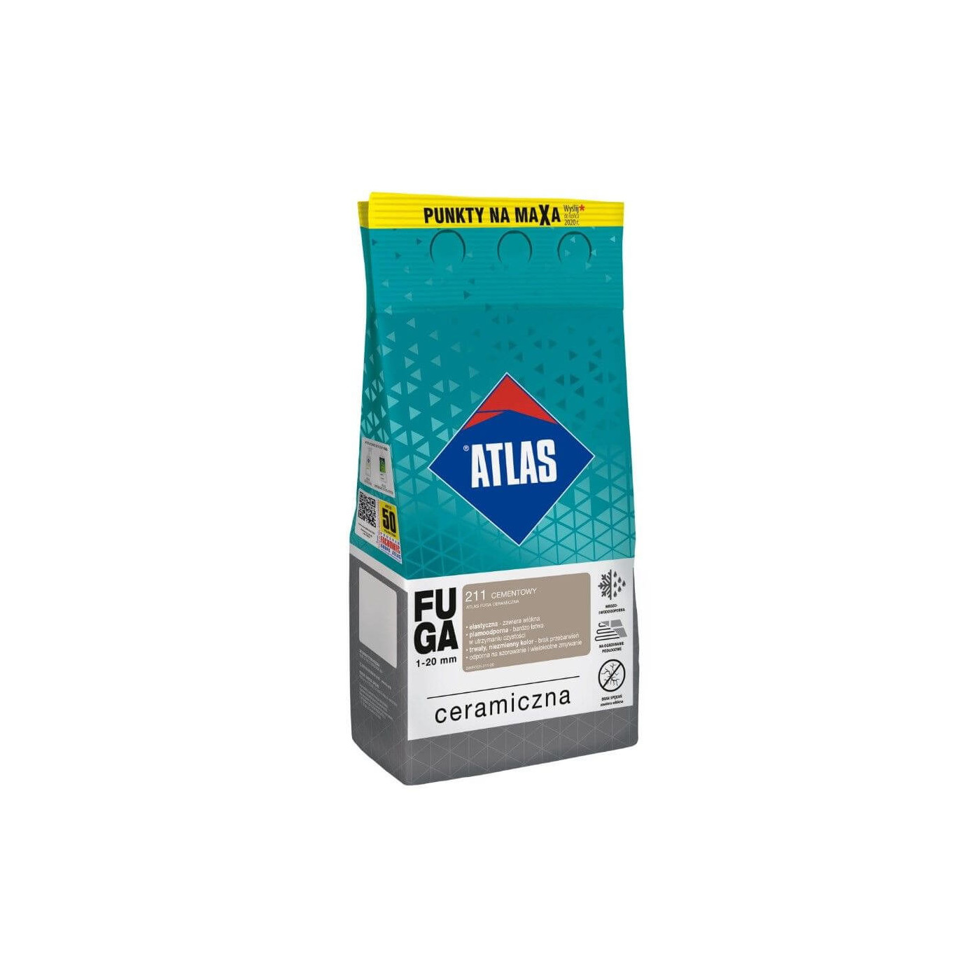 Fuga Ceramiczna 5 Kg 211 Cementowy Atlas