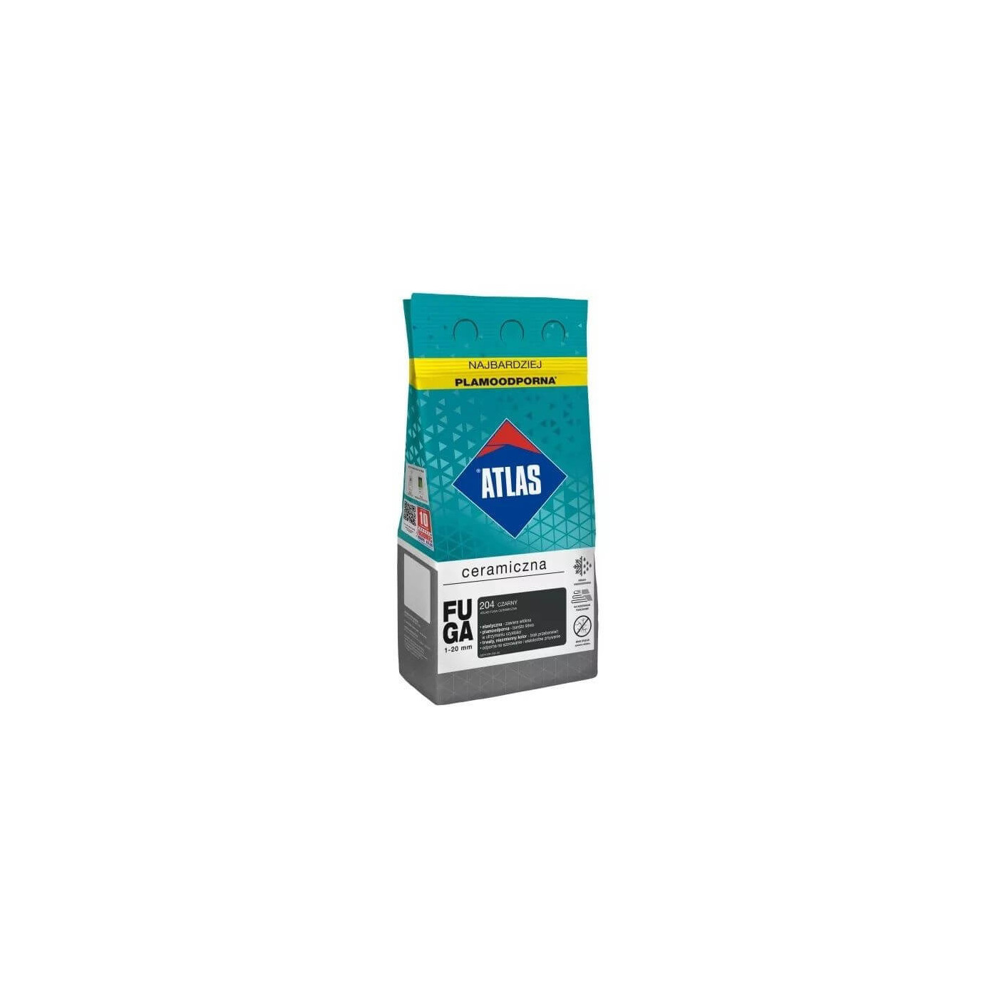 Fuga Ceramiczna 5 Kg 204 Czarny Atlas