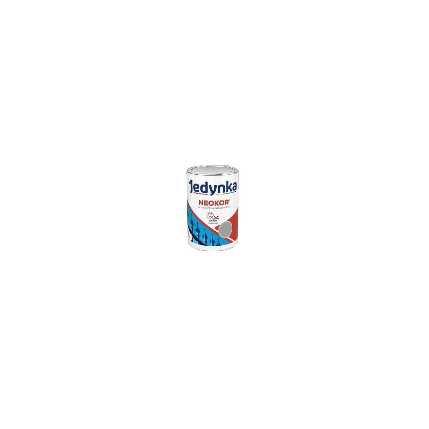 Farba Neokor Plus Aluminiowy 5 L Jedynka-Tikkurila