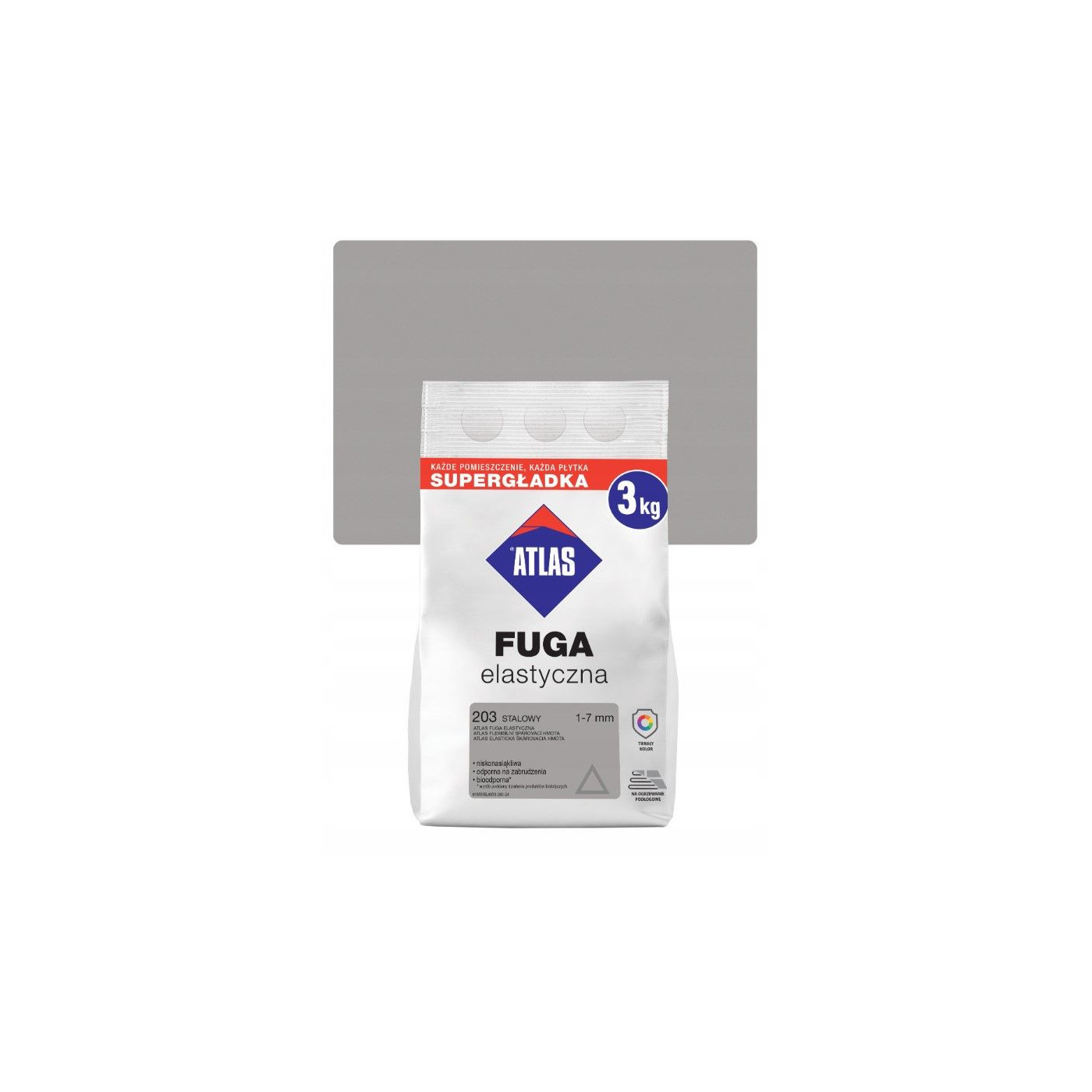 Fuga Elastyczna 3 Kg Stalowy 203 Atlas