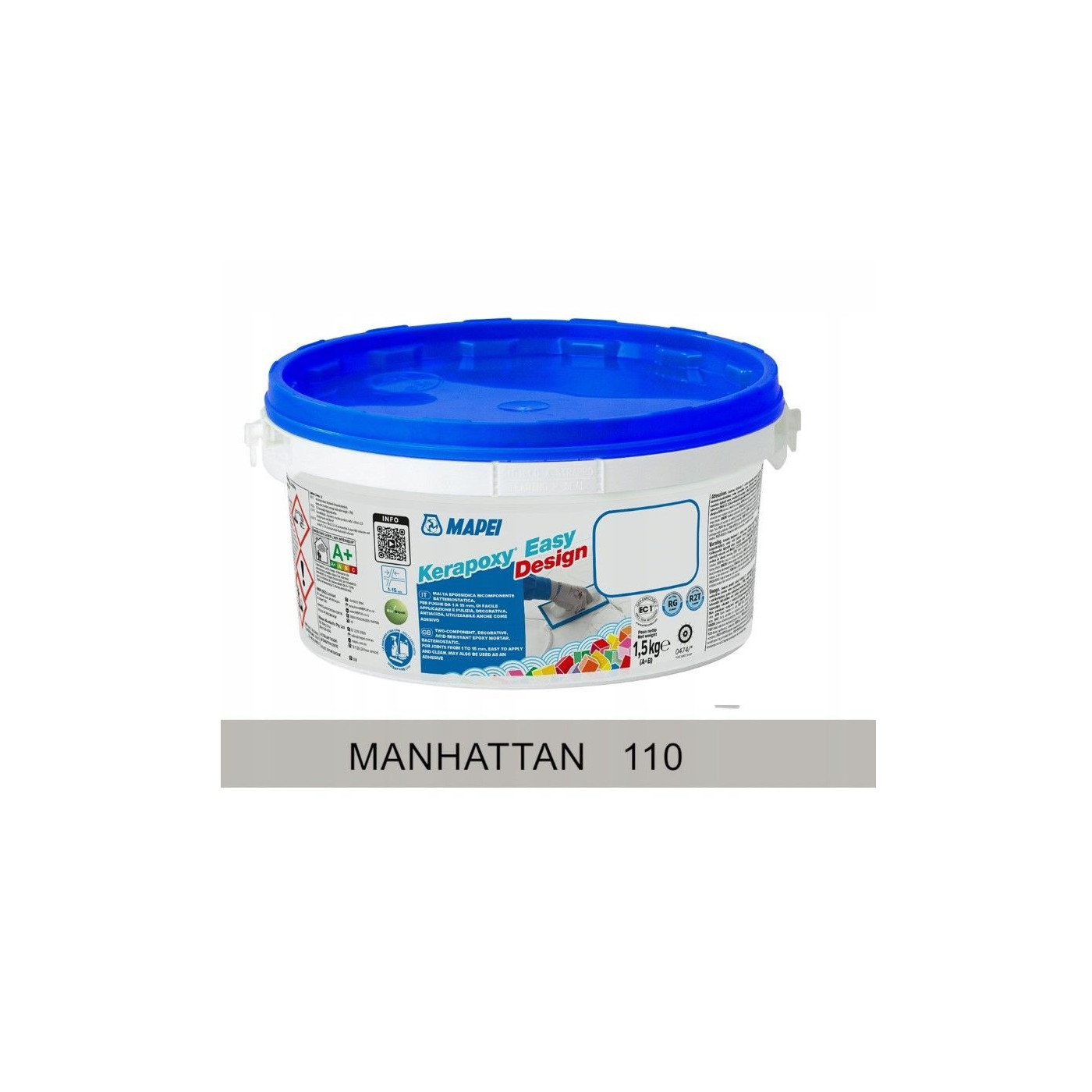 Fuga Kerapoxy ED Manhatan 110 1,5 kg Mapei