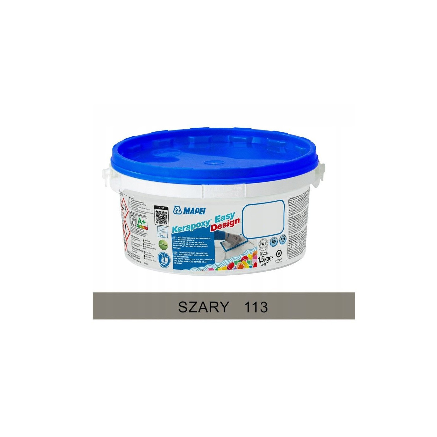 Fug Kerapoxy ED Szary 113 1,5 kg Mapei