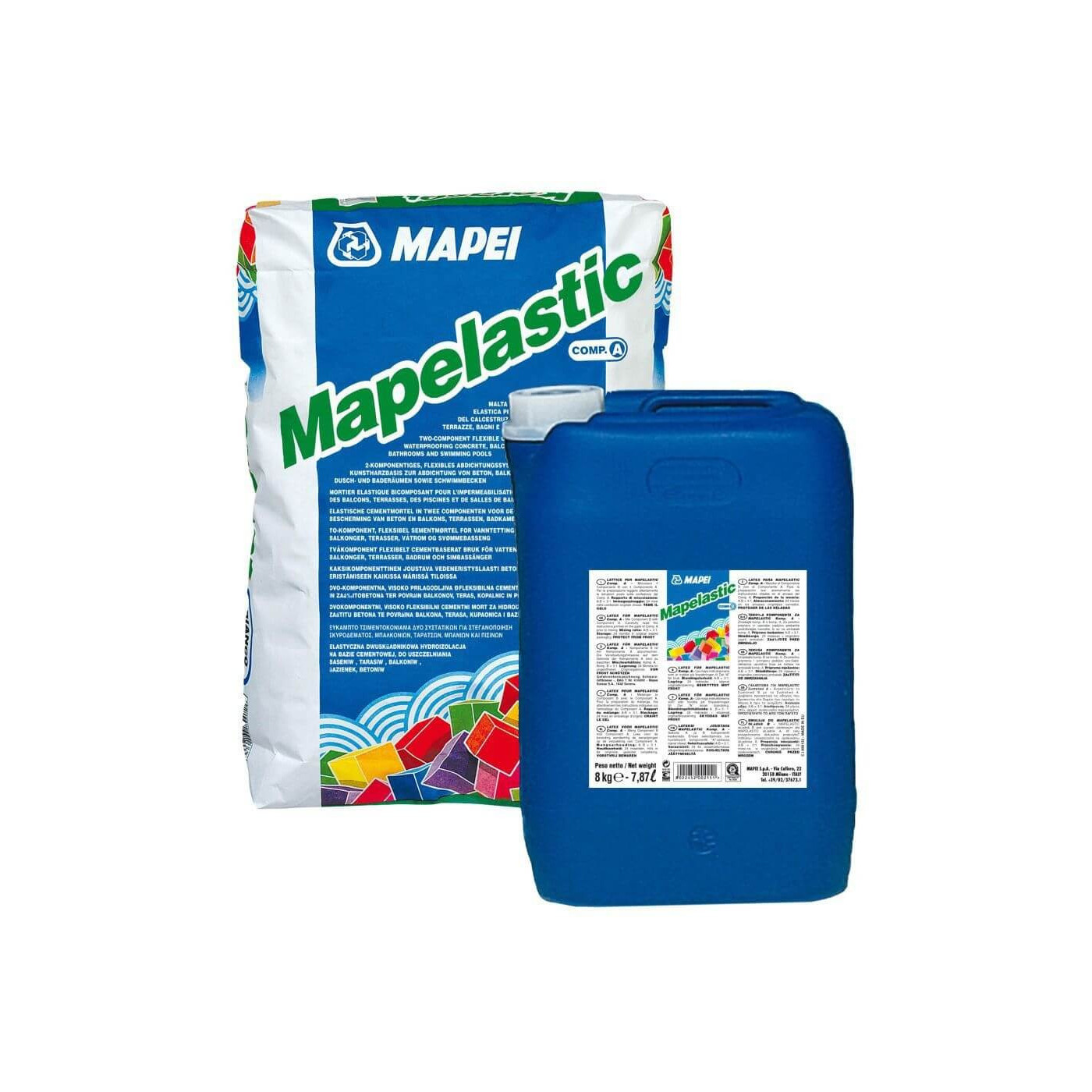 Izolacja Przeciwwodna A+B Mapelastic 32 kg Mapei