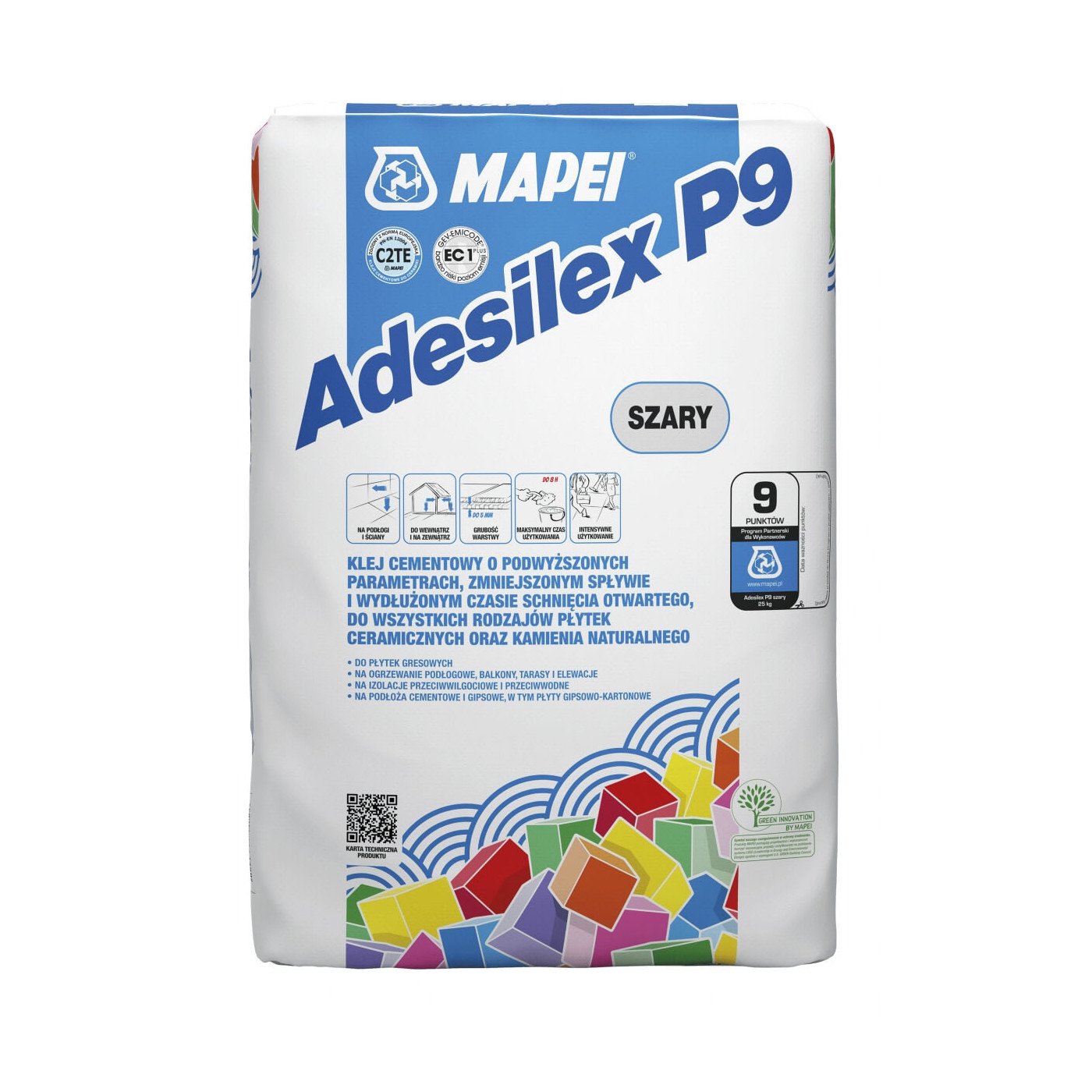 Klej Adesilex P9 Szary 25kg Mapei