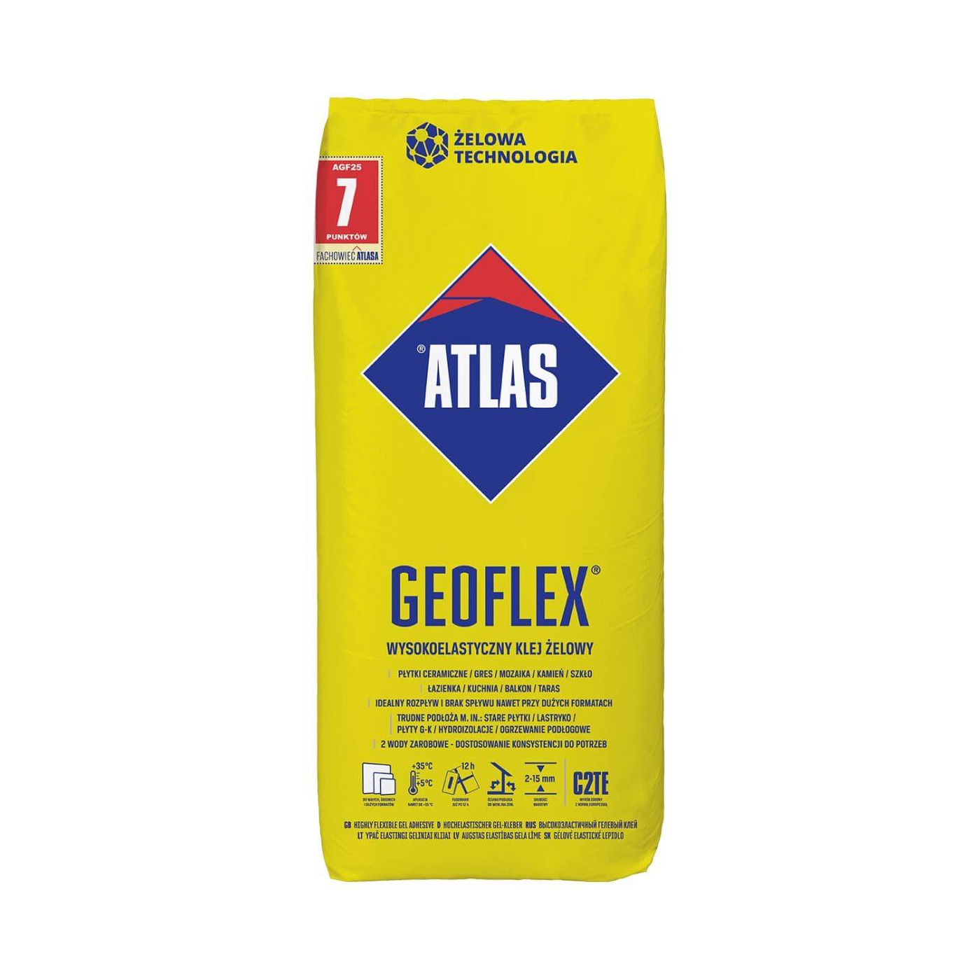 Klej Żelowy Geoflex 25KG Atlas