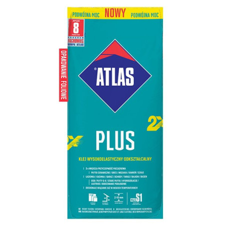 Klej Biały Odkształcalny Plus 25Kg Atlas