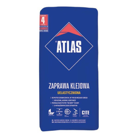 Zaprawa Klejowa Uelastyczniona - Klej Uniwersalny 10Kg Atlas