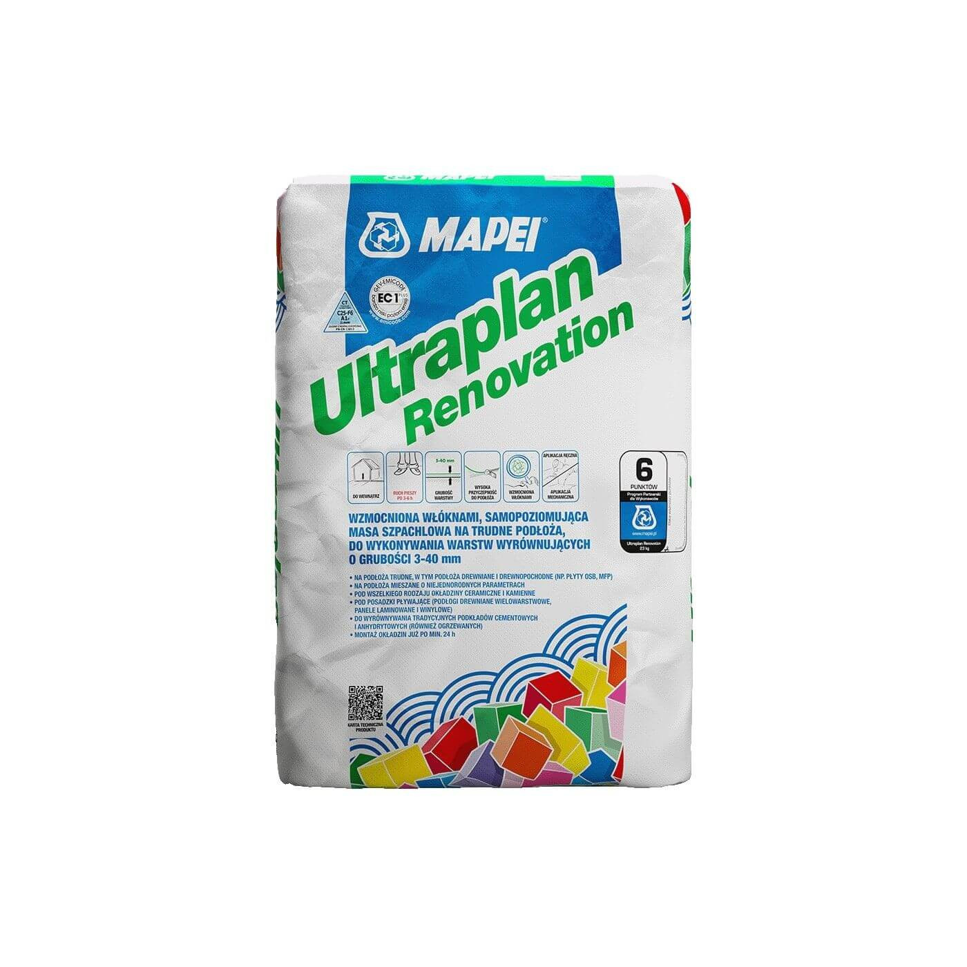 Zaprawa Klejowa Ultraplan Renowation 23 kg Mapei