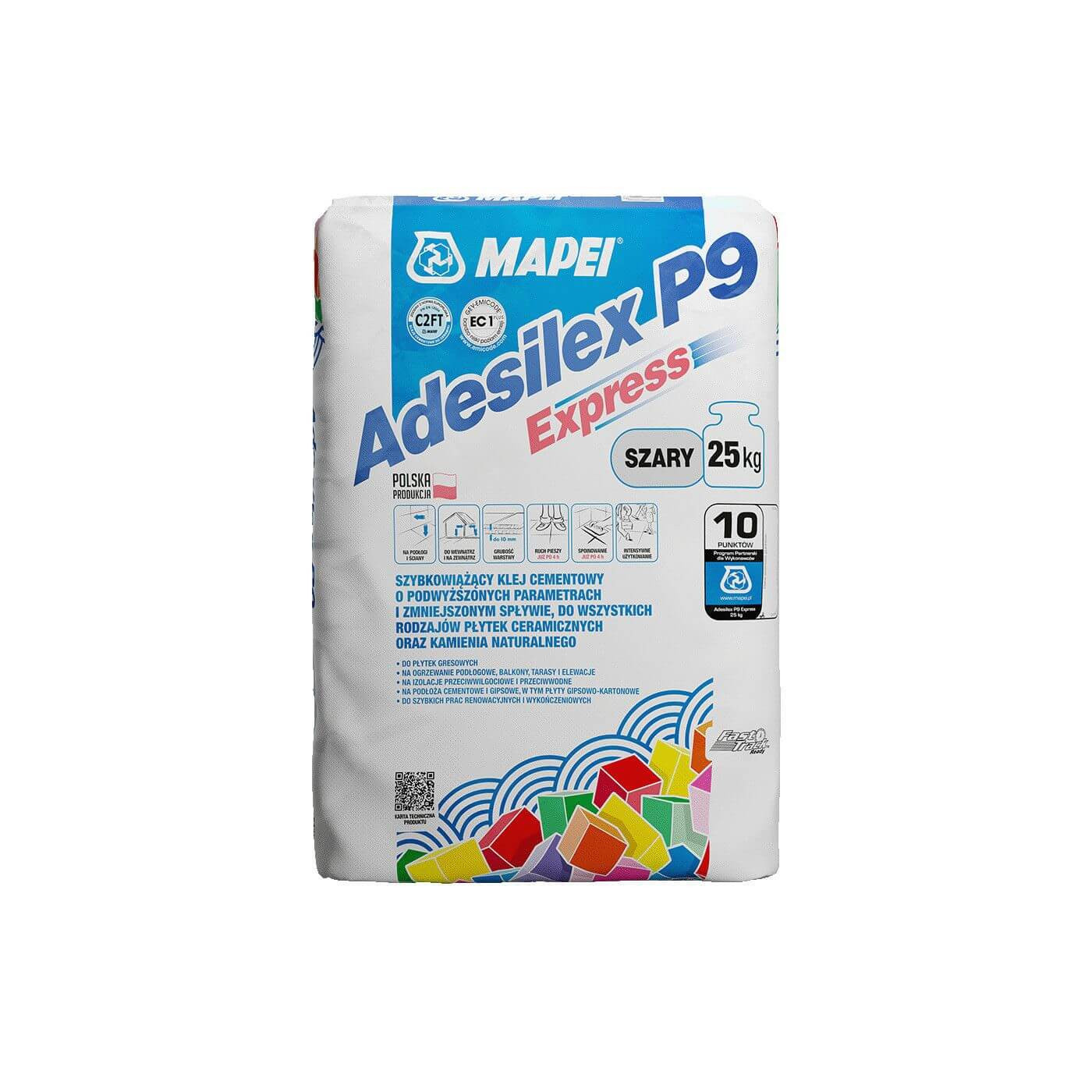 Klej Elastyczny Adesilex P9 Express 25Kg Mapei