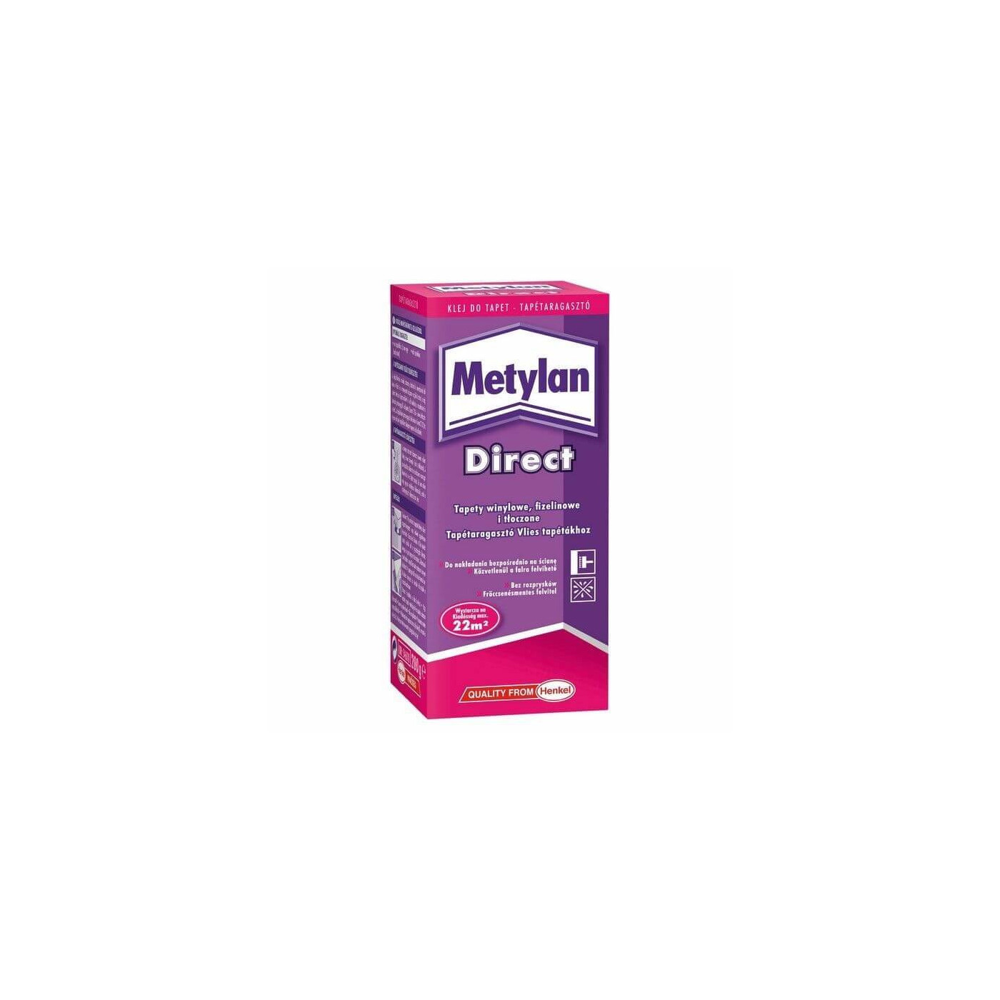 Klej Do Tapet Flizelinowych Metylan Direct 200 g Henkel